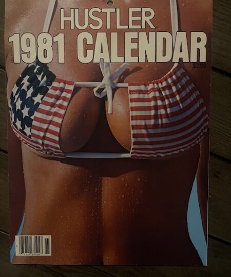Vintage Hustler Calendar 1981